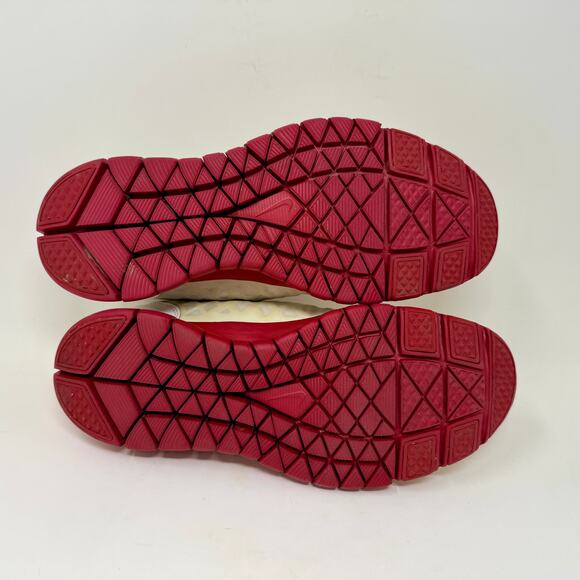 Nike Free TR Fit Training Shoes Womens 10 White Red K.3.3 Comfy Sporty Flexible - Picture 12 of 13